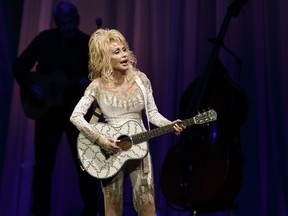 Dolly Parton sings "Jolene" during her show at Rogers Place in Edmonton, Alberta on Saturday, September 17, 2016. Ian Kucerak / Postmedia