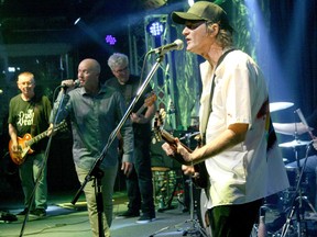 Gables in the Bend was sold out Sept. 14, 2019 for a show by UIC, the Exeter-formed rock band that started in 1982. The band recently released its first new album since the 1990s, FM Hill. From left are Dave Dysart, Dave Robinson, Andy Hauber, Fred Robinson and Murray Heywood at Gables last year. File photo/Scott Nixon