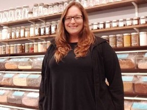 Sandra Ambing, owner of the newly opened BYOB Zero Waste Depot in Goderich. It's the county's first zero-waste bulk food grocery store. Supplied