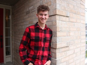 Sarnia's Tyler McNaught, 20, recently administered naloxone to help reverse an opioid overdose. Bystanders intervening with the life-saving drugs has been game-changing, says a Lambton EMS manager says. Paul Morden/Postmedia Network