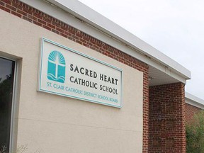 Sacred Heart Catholic School in Sarnia. File photo/Postmedia Network