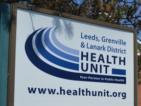 Leeds, Grenville and Lanark District Health Unit offices in Brockville. File photo