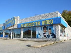 The former Blockbuster Video store on the Sunset Strip in Georgian Bluffs on Saturday, October 17, 2020.