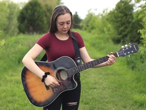 Kierra Gerich, a Grade 12 graduate of Mitchell District High School's Class of 2020, will have some of her original music featured in the virtual Commencement ceremony planned for Oct. 22. SUBMITTED