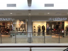Le Chateau at Peter Pond Mall on Friday, October 23, 2020. Vincent McDermott/Fort McMurray Today/Postmedia Network