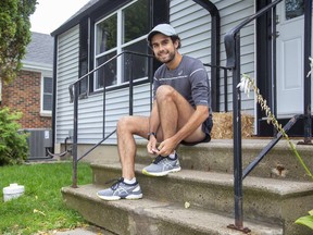 Phil Parrot-Migas, 27, won an appeal to be named to the Canadian half-marathon team. (Derek Ruttan/The London Free Press)