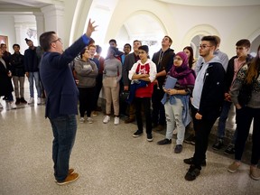 Touring the Legislature last fall