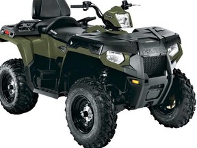 An ATV similar to the one reported stolen in the Township of Chatsworth between Oct. 16 and Oct. 24.