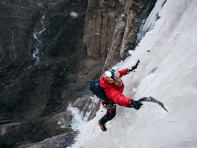 Documentary Will Power, selected as a finalist in this years 2020 Banff Centre Mountain Film Festival, follows Red Bull Athlete Will Gadd as he travels to the Taihang Mountains of China in search of new Ice Climbing Routes. Photo credit Peter Hoang.