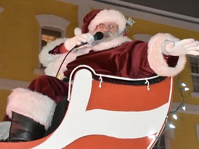 Due to the COVID-19 pandemic, the Belleville Chamber of Commerce has reworedc the annual Santa Claus Parade into the city's first Santa's Drive-by Celebration.
POSTMEDIA FILE PHOTO