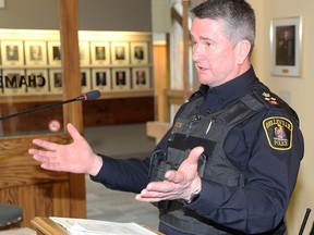 The Belleville Police Services Board approved a capital budget for 2021 with $632,572 less in spending to mark a 123 per cent decrease from the 2020 budget. Belleville Acting Police Chief Mike Callaghan said the reduced capital ask of taxpayers is appropriate given tightened belts amid the COVID-19 pandemic.
TIM MEEKS