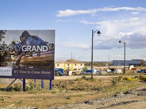 The continuing spike in residential permits, especially from Losani Homes and LIV Communities, has pushed the value of construction projects in Brant County into unprecedented territory. During the third quarter of the year, the county approved $87 million in new building permits. The photo shows a development on the east side of Rest Acres Road, north of Highway 24. The Brant Sports Complex can be seen at right. Brian Thompson/Brantford Expositor/Postmedia Network