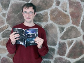 Matthew Wardell, 24, of Simcoe has self-published a collection of science fiction short stories that he has been working on since 2013. ASHLEY TAYLOR