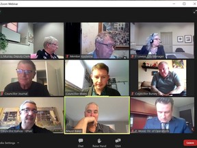 Brockville council's planning and operations committee meets virtually on Tuesday. (SCREENSHOT)