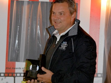 Jeff Wiwchar receives the Brockville and District Chamber of Commerce 2020 Business Person of the Year award.
(TIM RUHNKE/The Recorder and Times)