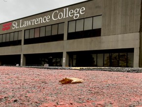 The Brockville campus of St. Lawrence College is shown on Monday morning. (RONALD ZAJAC/The Recorder and Times)