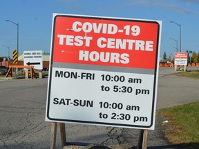Entrance to the Brockville Memorial Centre parking lot on Oct. 23, 2020.
The Recorder and Times