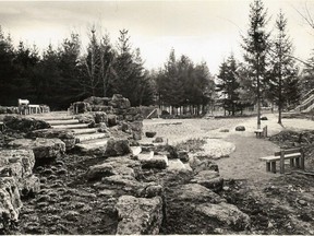 A progress photo of the waterfall pond feature in Stratford's Confederation Park from 1966.
STRATFORD-PERTH ARCHIVES