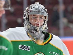 London Knights goalie Brett Brochu. (Terry Wilson/OHL Images)