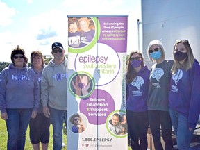The second annual Tee'in Off for Epilepsy was able to raise more than $25,000. From left are Joanne Oke, Dolly Atthill, Kevin Oke, Bailey Tschirsow, Jayme Chami and Melissa Pushelberg. Dan Rolph