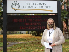 Tri-County Literacy Council instructor Debbie Gareau. Photo on Wednesday, October 7, 2020, in Cornwall, Ont. Todd Hambleton/Cornwall Standard-Freeholder/Postmedia Network