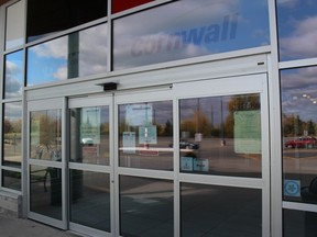 The front doors of the Benson Centre. Photo on Thursday, October 8, 2020, in Cornwall, Ont. Todd Hambleton/Cornwall Standard-Freeholder/Postmedia Network