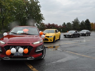 The parade traveled through Cornwall, on Wednesday October 7, 2020 in Cornwall, Ont. Francis Racine/Cornwall Standard-Freeholder/Postmedia Network