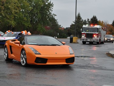 There was even a Lamborghini during the parade, which was fittingly orange in color. Photo taken on Wednesday October 7, 2020 in Cornwall, Ont. Francis Racine/Cornwall Standard-Freeholder/Postmedia Network