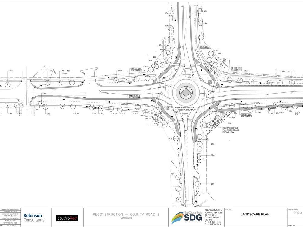 Final design for Morrisburg roundabout finalized Edmonton Examiner