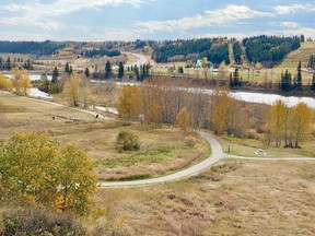 Cochrane’s parks and pathways were maintained this summer with a workforce less than half previous years’. Patrick Gibson/Cochrane Times