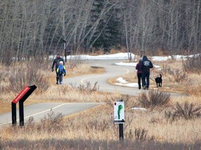 There are 70 kilometres of asphalt pathway in Cochrane’s parks system.