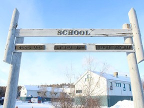 The Athabasca Delta Community School in Fort Chipewyan, Alta. on January 16, 2020. Vincent McDermott/Fort McMurray Today/Postmedia Network