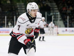 Owen Sound Attack's Deni Goure plays against the Sarnia Sting at Progressive Auto Sales Arena in Sarnia, Ont., on Friday, Jan. 3, 2020. Mark Malone/Chatham Daily News/Postmedia Network