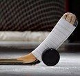 hockey stick puck