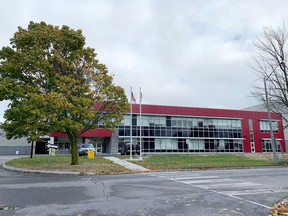 A new vehicle maintenance building at Canadian Forces Base Kingston. (Elliot Ferguson/The Whig-Standard)