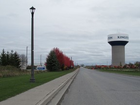 The city's St. Lawrence Business Park in Kingston's east end off Highway 15. (Elliot Ferguson/The Whig-Standard)