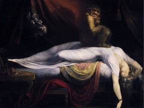 Henry Fuseli, The Nightmare, oil on canvas, Detroit Institute of Arts.