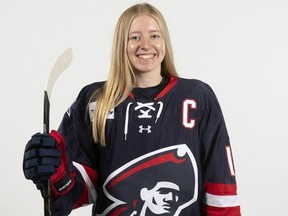 Staffa's Lexi Templeman is looking for a new school after RMU pulled the plug on its hockey programs.