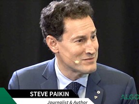 Steve Paikin hosts TVO's The Agenda.