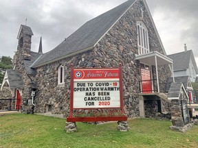 The COVID-19 pandemic has forced Lutheran Church of the Redeemer in North Bay to cancel  Operation Warmth this winter. 
Jennifer Hamilton-McCharles Photo