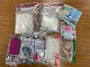 A nearly four-month investigation by the Stratford Police Service's street crime unit resulted in five arrests made this week and the seizure of more than $67,000 in drugs, plus a vehicle. SPS photo