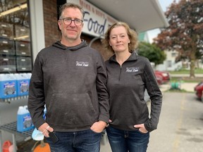 Milverton Foodtown owners Mike and Bev Carter were recognized by TD as part of its annual Thanks You campaign, which rewards those making an impact in their communities. (Cory Smith/The Beacon Herald)