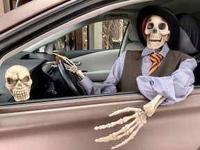 A trick-or-treat drive-thru happening at The Bruce Hotel Saturday is one of the vehicle-focused Halloween events expected to be popular among Stratford and area families this year. (Cory Smith, Beacon Herald)