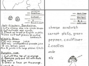 A few recipes from the Perth Kids Cookbook released in 1980. (Stratford-Perth Archives)