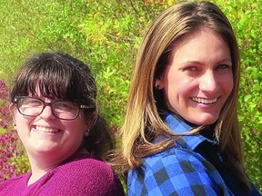 Rebeka Herron and Trish Rainone work to deveop the film industry in the Sault.