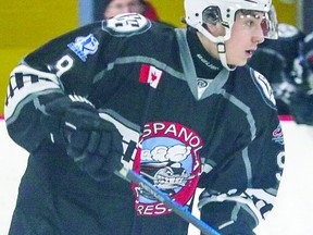 Sault Ste. Marie product Cole Delarosbil and the Espanola Express are among the NOJHL members that have been preparing for a return to play. HOCKEY NEWS NORTH
