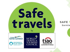 Sarnia-Lambton is participating in an international Safe Travels initiative, to boost consumer confidence at tourism industry businesses amid COVID-19. (Handout)
