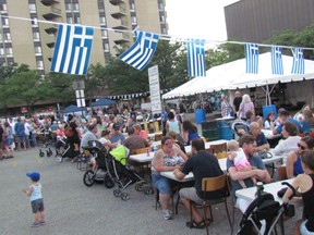 Greekfest in downtown Sarnia is pictured in 2018. The City of Sarnia has developed a Zero Waste Guide for festivals and events in Sarnia to limit the amount of waste they produce.