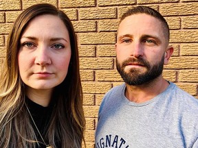 Cassandra Ingham (left) and Darren Ransom of Sudbury are two of the organizers of Silent No More!!! Sudbury's Overdose Epidemic, a new Facebook group to help support people whose lives are affected by opioid addictions and overdoses. Supplied