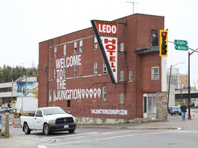 The old Ledo Hotel located in downtown Sudbury, Ont. on Wednesday October 21, 2020.